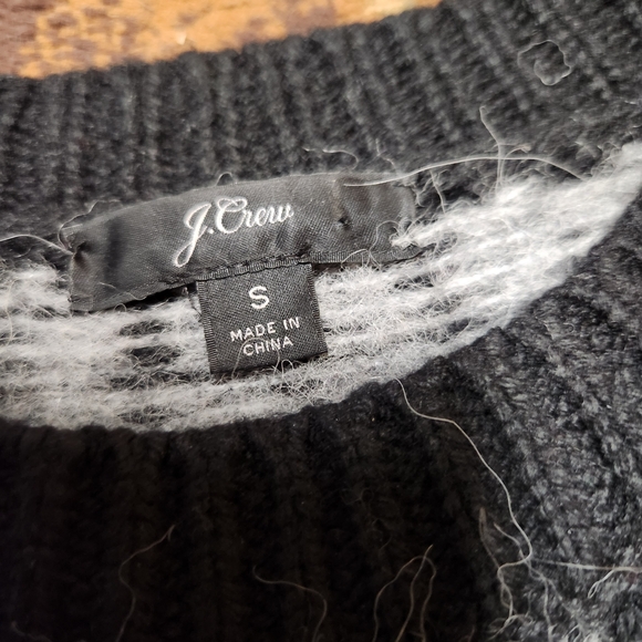 J. Crew Black and White Patterned Sweater - Picture 4 of 10